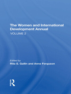 cover image of The Women and International Development Annual, Volume 2